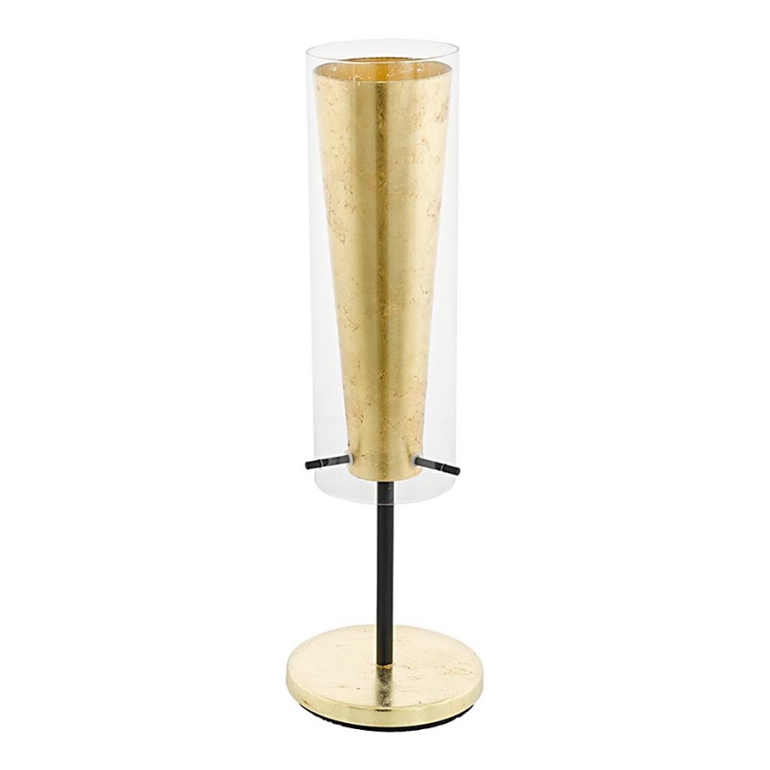 Eglo 79345 - Bordlampe PINTO GOLD 1xE27/40W/230V guldfarvet