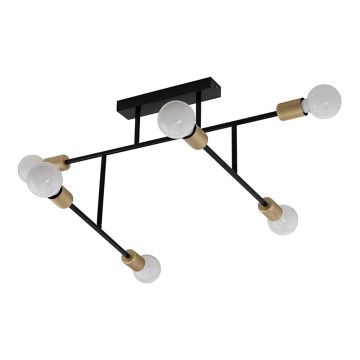 Eglo 79356 - Fastmonteret lysekrone BELSIANA 6xE27/40W/230V