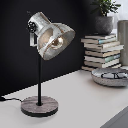Eglo 79365 - Bordlampe BARNSTAPLE 1xE27/40W/230V