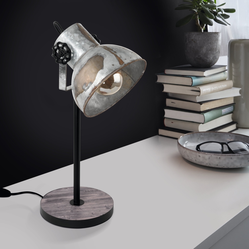 Eglo 79365 - Bordlampe BARNSTAPLE 1xE27/40W/230V