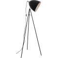 Eglo 79377 - Gulvlampe MAREPERLA 1xE27/60W/230V, sort