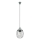 Eglo 79435 - Pendel på ledning BAMPTON 1xE27/60W/230V grå/sort