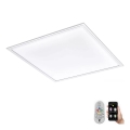 Eglo 79467 - LED loftlampe dæmpbar POZZALLO LED/21W/230V 2700-6500K 45x45 cm hvid + fjernbetjening
