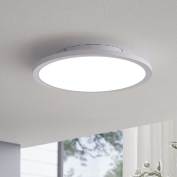 Eglo 79469 - LED loftlampe dæmpbar POZZALLO LED/21W/230V 2700-6500K hvid + fjernbetjening