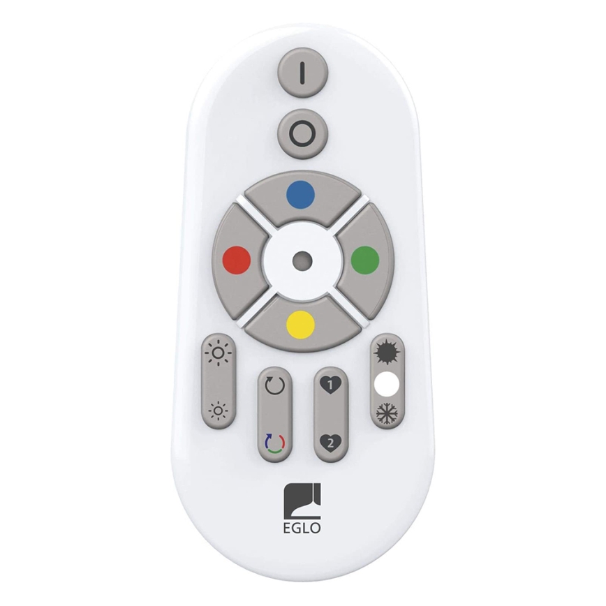 Eglo 79469 - LED loftlampe dæmpbar POZZALLO LED/21W/230V 2700-6500K hvid + fjernbetjening