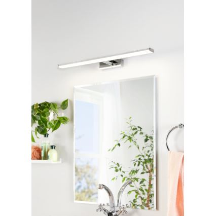 Eglo 79533 - LED spejllampe til badeværelse SARNOR LED/11W/230V 60 cm IP44 skinnende krom