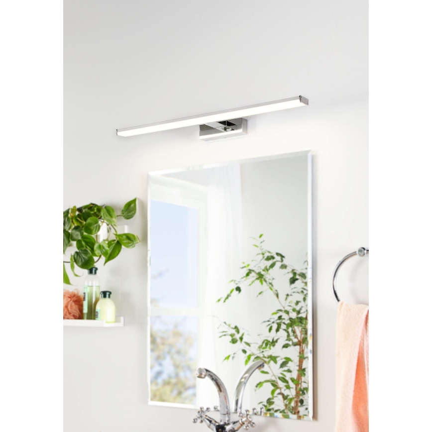 Eglo 79533 - LED spejllampe til badeværelse SARNOR LED/11W/230V 60 cm IP44 skinnende krom