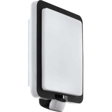 Eglo 79546 - Udendørs væglampe med sensor MUSSOTTO 1xE27/28W/230V IP44