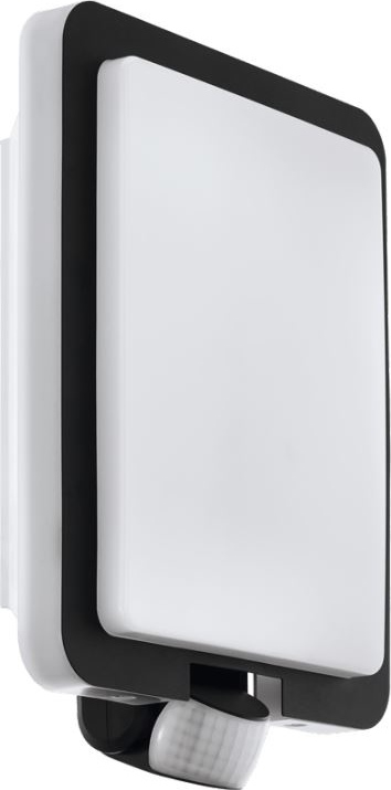 Eglo 79546 - Udendørs væglampe med sensor MUSSOTTO 1xE27/28W/230V IP44