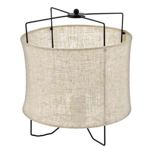 Eglo 79645 - Bordlampe BRIDEKIRK 1xE27/40W/230V beige