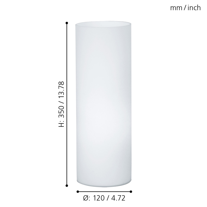 Eglo - Bordlampe 1xE27/60W/230V