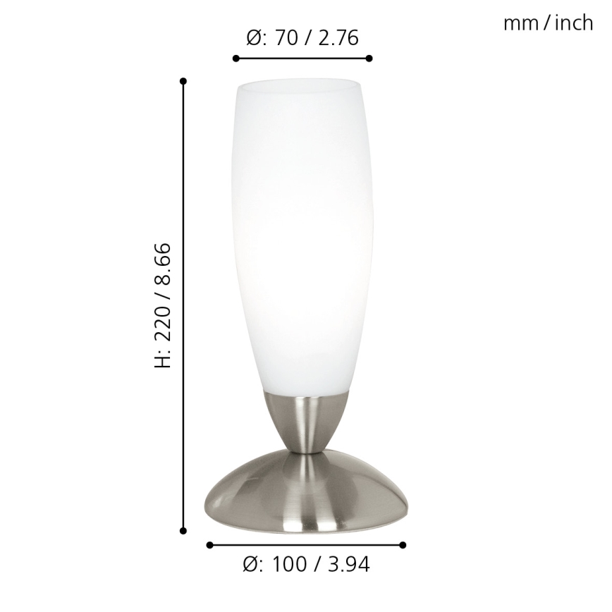 Eglo - Bordlampe 1xE14/40W