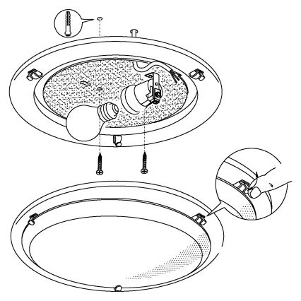 Eglo - Loftlampe 1xE27/60W/230V