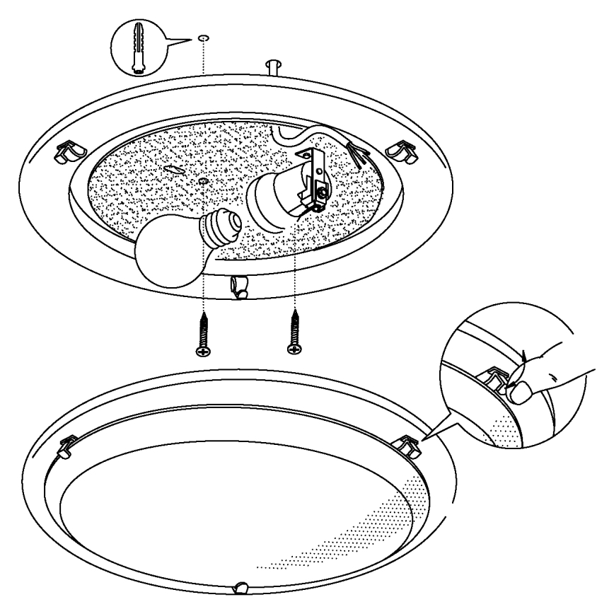 Eglo - Loftlampe 1xE27/60W
