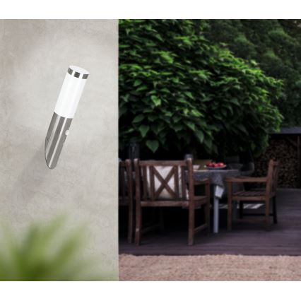 EGLO - Udendørs sensor væglampe 1xE27/15W IP44