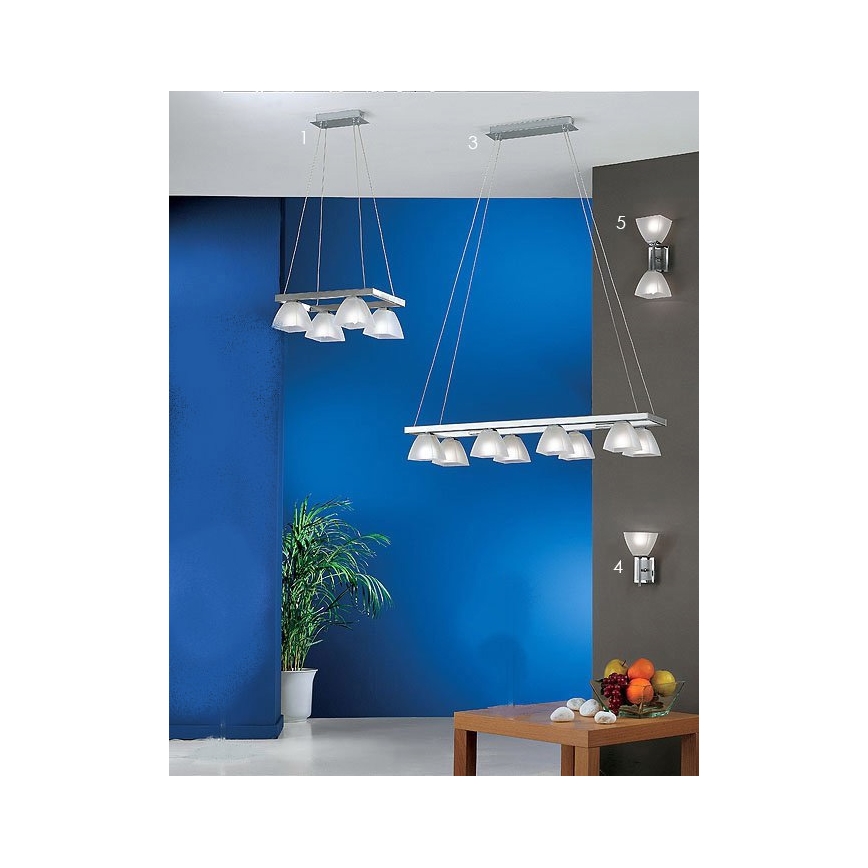 Eglo 83944 - LED væglampe DIEGO 1xG9/3W/230V + 1xG9/40W/230V