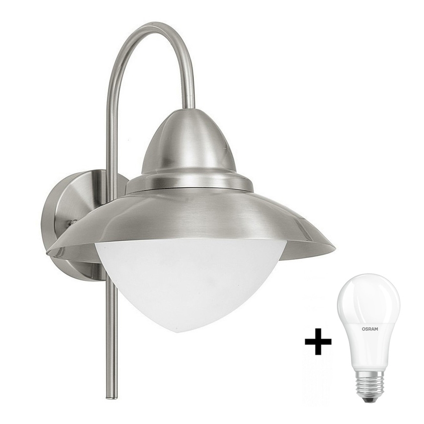 Eglo - Udendørs LED væglampe 1xE27/8,5W IP44