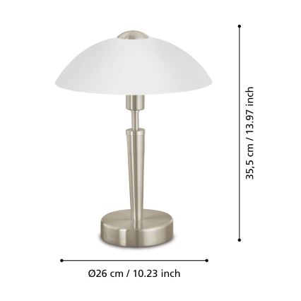 Eglo - Bordlampe dæmpbar 1xE14/40W/230V