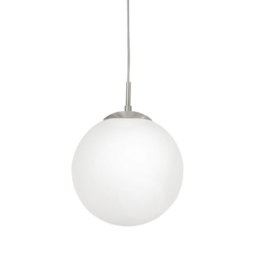 EGLO - Pendel 1xE27/60W/230V diameter 25 cm hvid