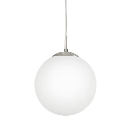 EGLO - Pendel 1xE27/60W/230V diameter 30 cm hvid