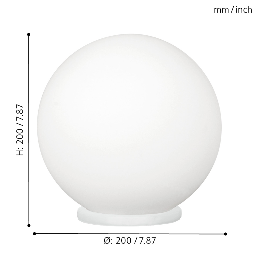 EGLO - Bordlampe 1xE27/60W/230V diameter 20 cm