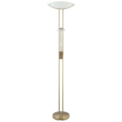 EGLO - Gulvlampe dæmpbar BAYA 1xR7s/230W + 1xG9/33W bronze