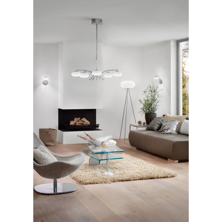 EGLO - Gulvlampe OPTICA 2xE27/60W diameter 35 cm
