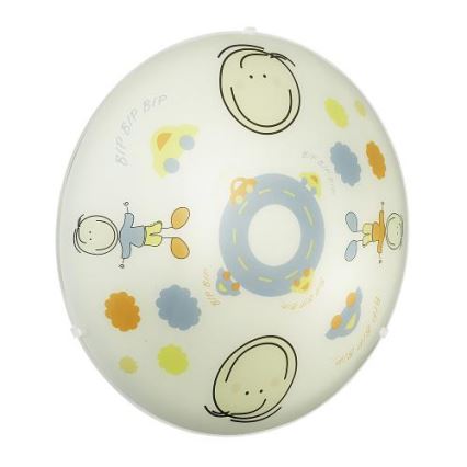 EGLO 88972 - Børneplafond JUNIOR 2  2xE27/60W farverig