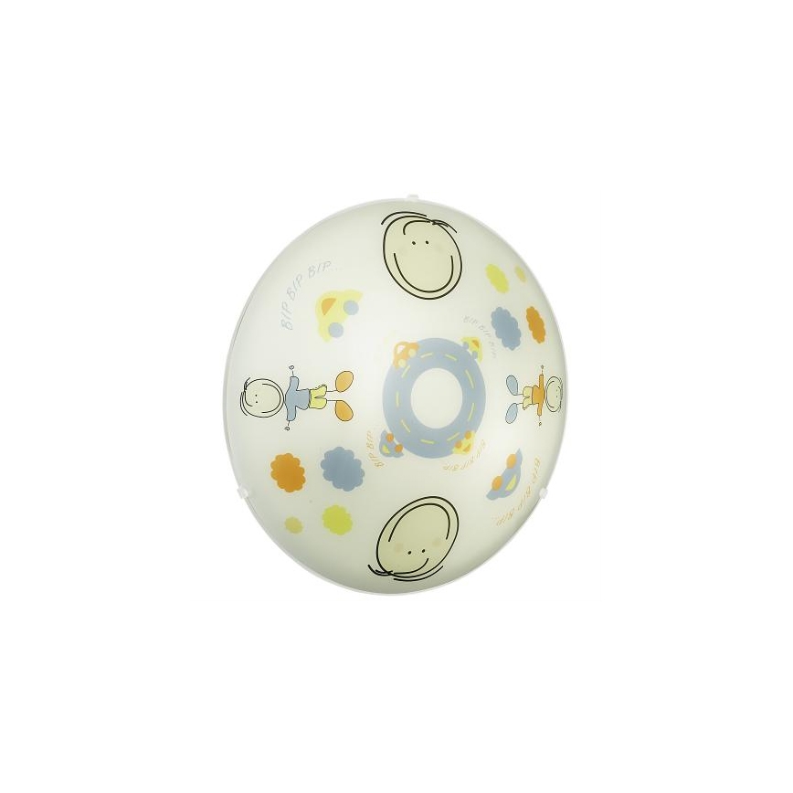 EGLO 88972 - Børneplafond JUNIOR 2  2xE27/60W farverig