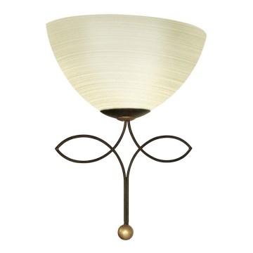 EGLO 89135 - Væglampe BELUGA 1xE27/60W antik brun