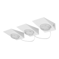 Eglo 89608 - Sæt med 3 spotlamper KOB 3xGX53/7W/230V