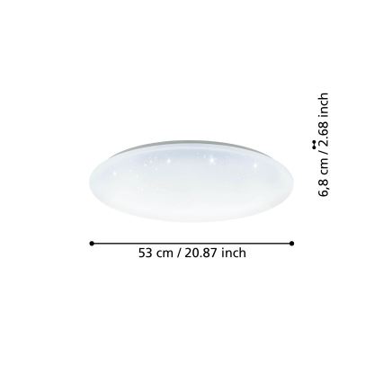 Eglo - LED loftlampe dæmpbar LED/44,8W/230V 2700-6500K ZigBee