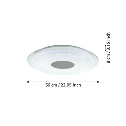 Eglo - LED loftlampe dæmpbar LED/44,8W/230V 2700-6500K ZigBee