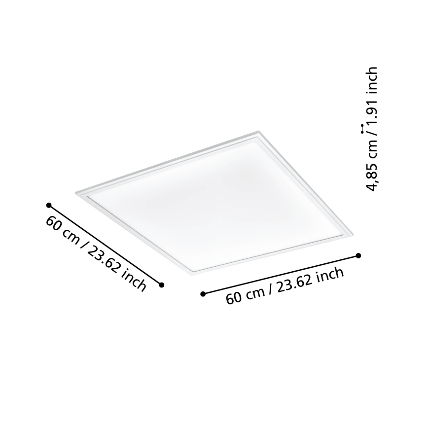 Eglo - LED loftlampe dæmpbar LED/33W/230V hvid ZigBee