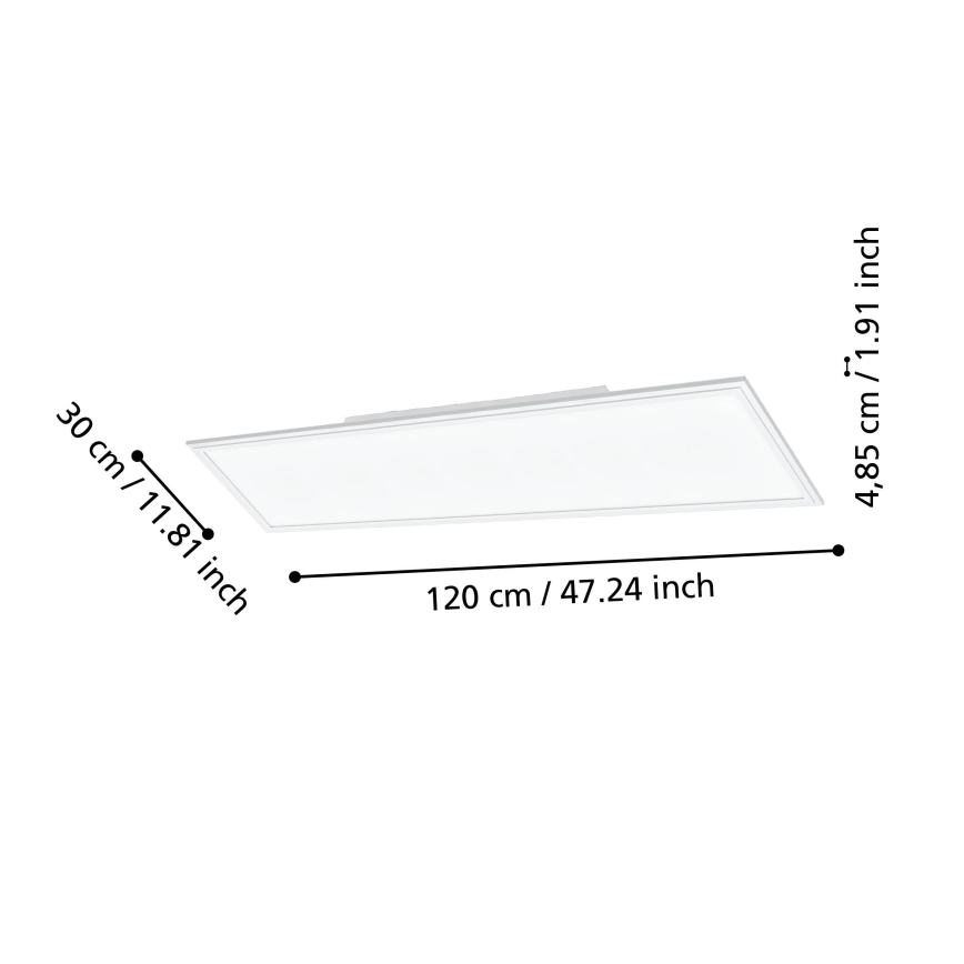 Eglo - LED loftlampe dæmpbar LED/33,5W/230V hvid ZigBee