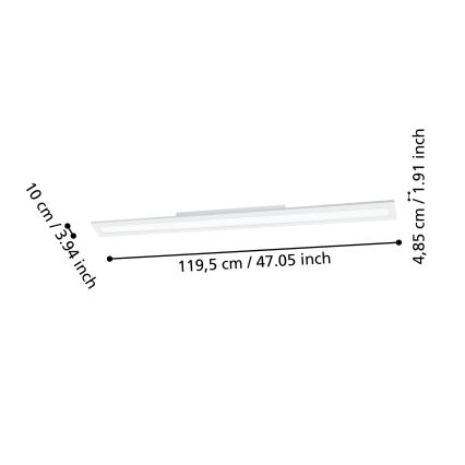 Eglo - LED loftlampe dæmpbar LED/33,5W/230V 2700-6500K hvid ZigBee