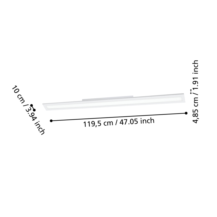 Eglo - LED loftlampe dæmpbar LED/33,5W/230V 2700-6500K hvid ZigBee