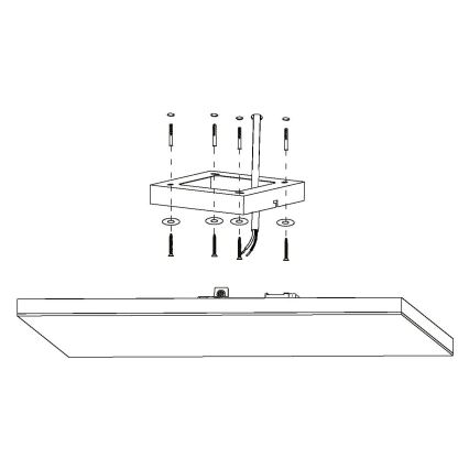 Eglo - LED loftlampe dæmpbar RGBW-farver LED/32,4W/230V ZigBee