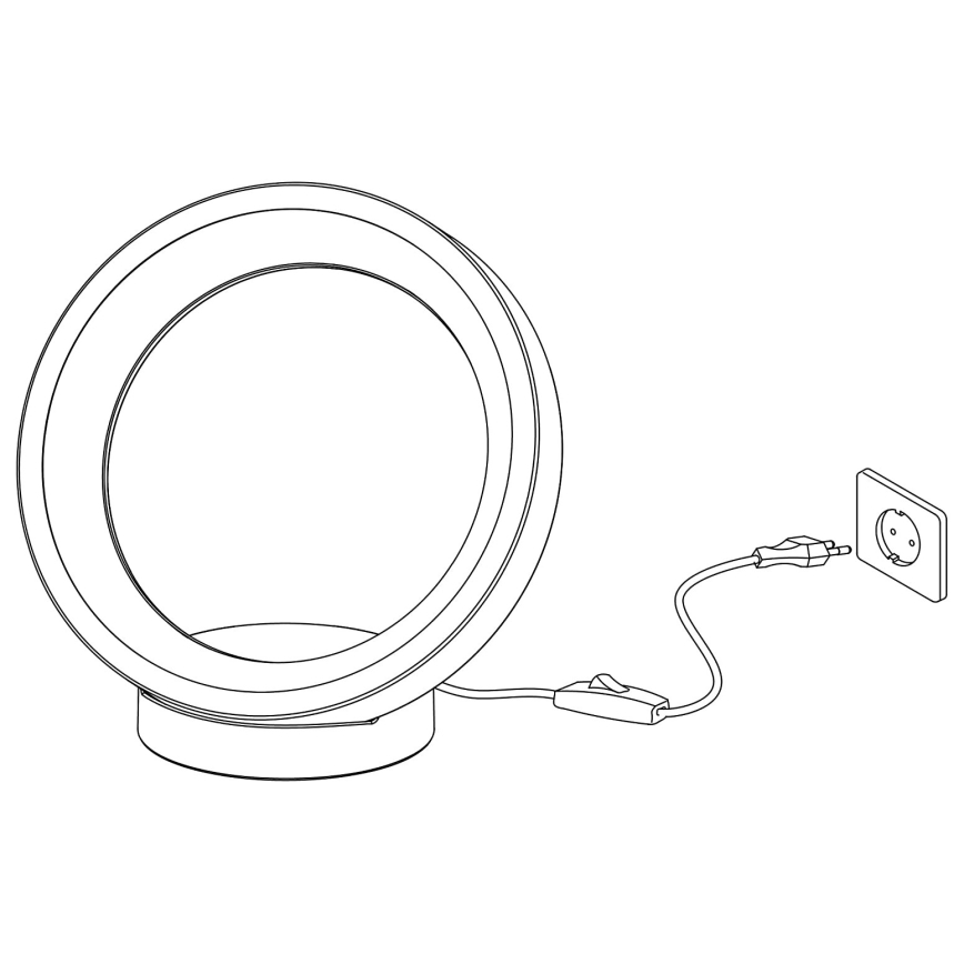 Eglo - LED bordlampe dæmpbar RGBW-farver LED/16W/230V ZigBee