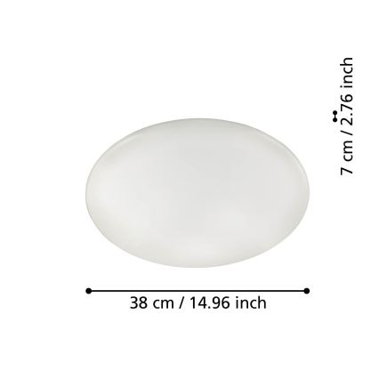 Eglo - LED loftlampe dæmpbar LED/19,2W/230V ZigBee