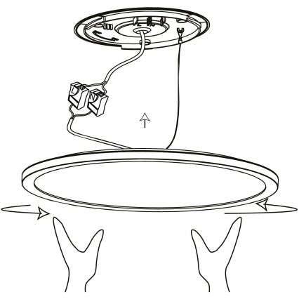 Eglo - LED loftlampe dæmpbar RGBW-farver LED/14,6W/230V sort ZigBee