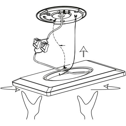 Eglo 900093 - LEDRGBW dæmpbar loftlampe ROVITO-ZLED/14,6W/230V, sort