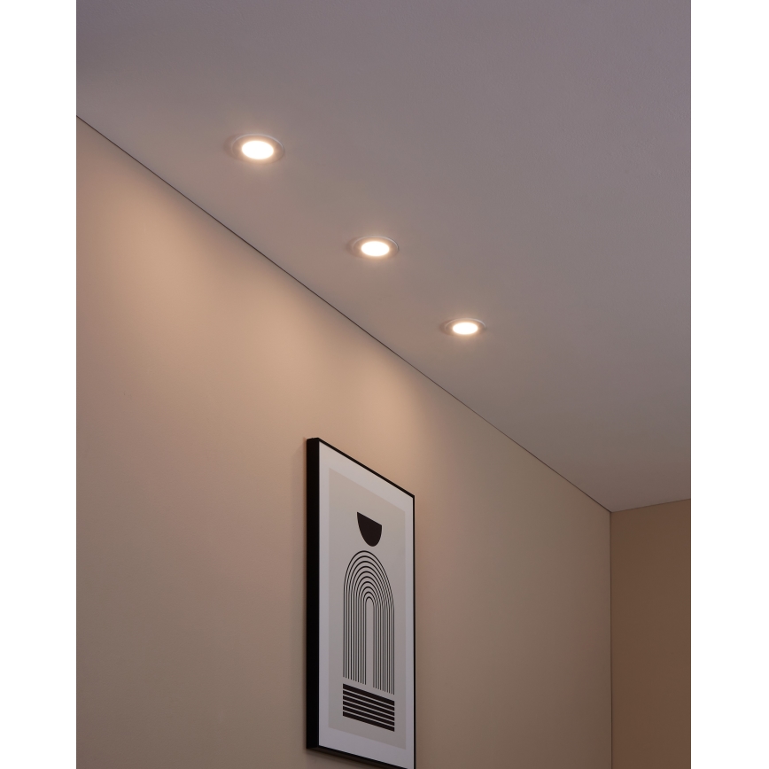 Eglo - SÆT 3xLED Indbygningslampe dæmpbar FUEVA-Z  LED/2,8W/230V IP44