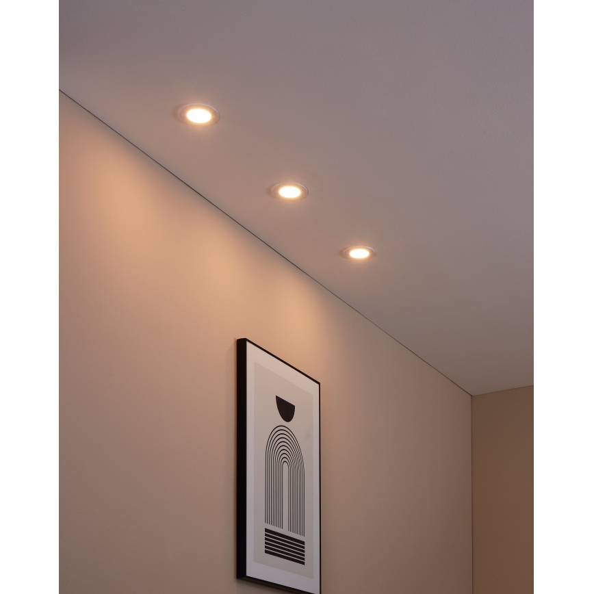 Eglo - SÆT 3xLED Indbygningslampe dæmpbar FUEVA-Z  LED/2,8W/230V IP44