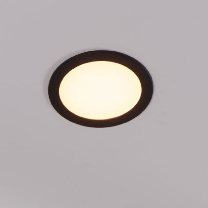 Eglo - Dæmpbar LED indbygningsspot til badeværelse LED/10,5W/230V 2700-6500K IP44 ZigBee Ø 16,5 cm
