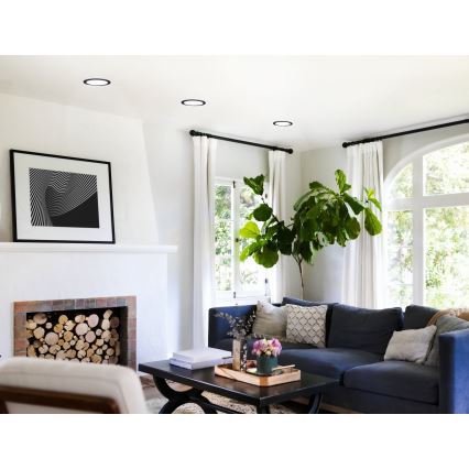 Eglo - Dæmpbar LED indbygningsspot til badeværelse LED/10,5W/230V 2700-6500K IP44 ZigBee Ø 16,5 cm