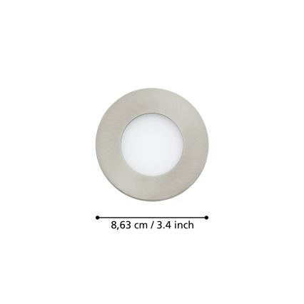 Eglo - 3x LED badeværelseslampe dæmpbar FUEVA-Z  LED/2,8W/230V IP44