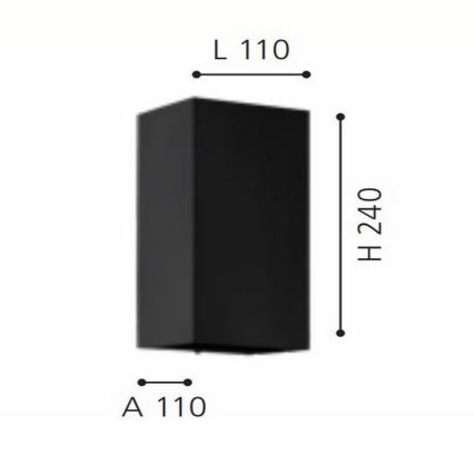 Eglo - Udendørs LED væglampe dæmpbar RGB-farver 2xGU10/5W/230V IP55 2700-6500K