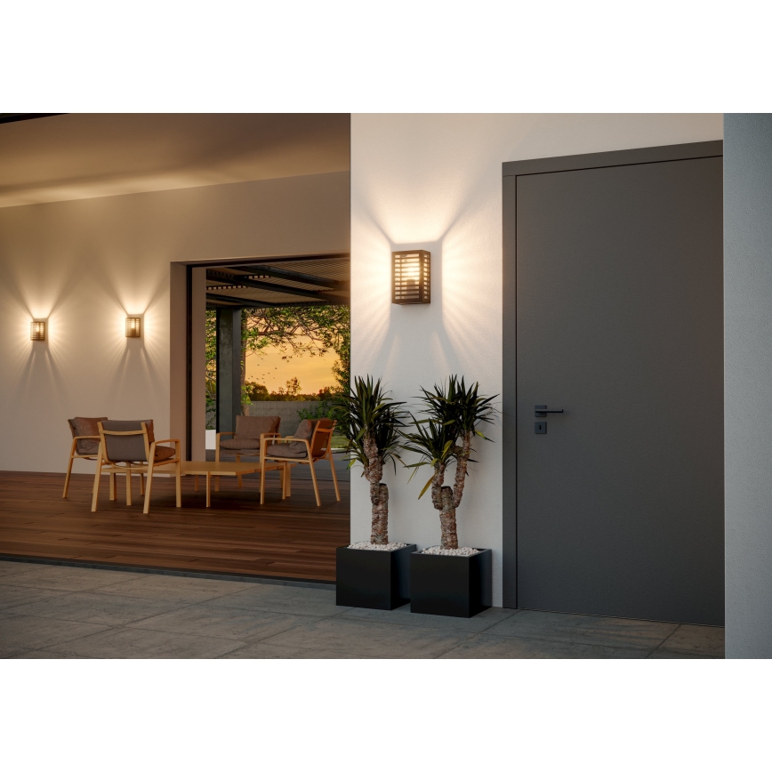 Eglo - Udendørs væglampe 1xE27/60W/230V IP44