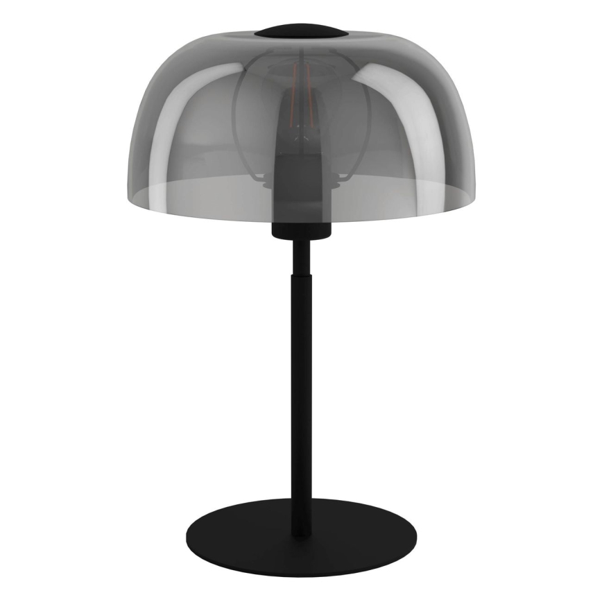 Eglo - Bordlampe 1xE27/40W/230V sort/grå